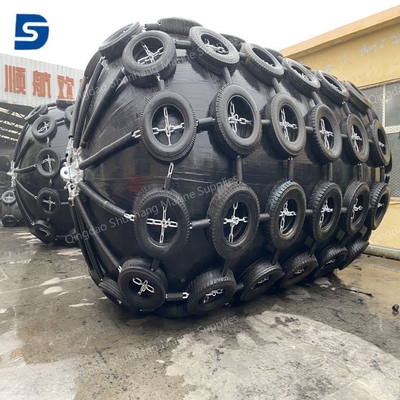 ISO17357 2014 Paraurti gonfiabile Yokohama Fender gomma 50kpa