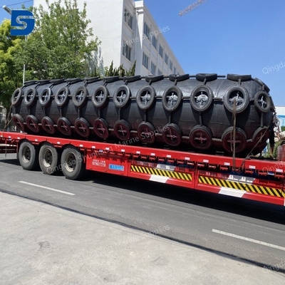 ISO17357 2014 Paraurti gonfiabile Yokohama Fender gomma 50kpa