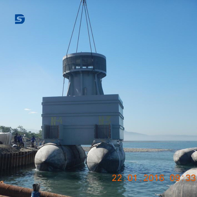 Sollevamento ad alta pressione di Marine Rubber Airbag Ship Launching di aggancio di salvataggio