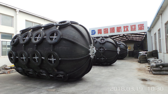 Nave che ancora il tipo di gomma pneumatico della rete della barca di Yokohama 80kpa dei cuscini ammortizzatori