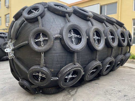 cuscino ammortizzatore di gomma della nave netta di 6500mm