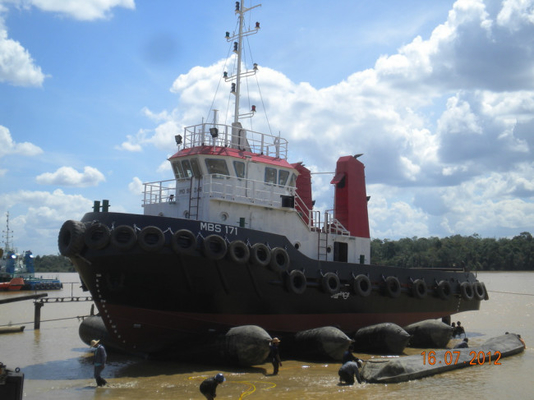 Lancio di sollevamento gonfiabile durevole di Marine Rubber Airbag For Ship