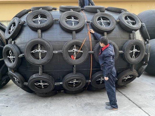 Protezione delle navi di attracco Fender gonfiabile in gomma di tipo Yokohama