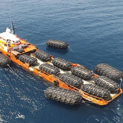 Cuscini ammortizzatori pneumatici di gomma di STD per il camion Tiro Marine Dock Fender netta delle navi